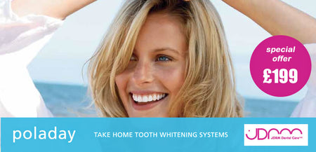 Brighten your smile with a Poladay tooth whitening system